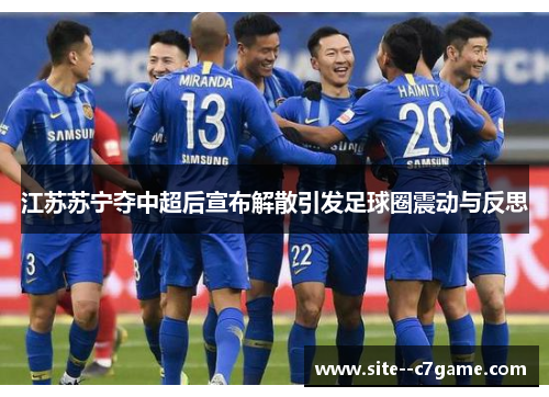 江苏苏宁夺中超后宣布解散引发足球圈震动与反思