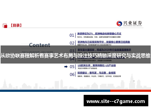 从欧协联赛程解析看赛事艺术布局与投注技巧精髓深度研究与实战思维